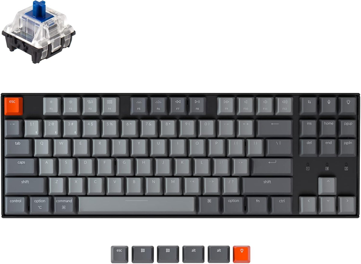 87 Keys Wireless Mechanical Keyboard D280675