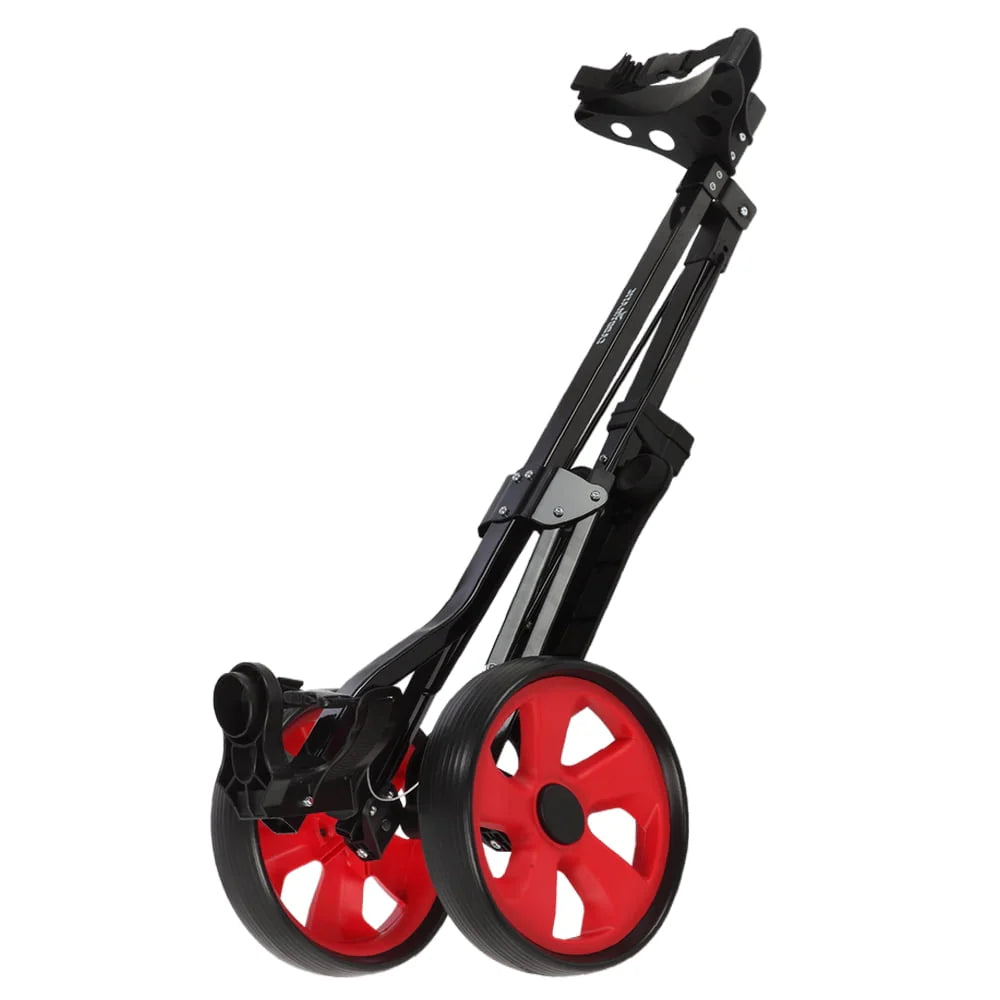 2 Wheel Folding Golf Cart Black/Red I252792