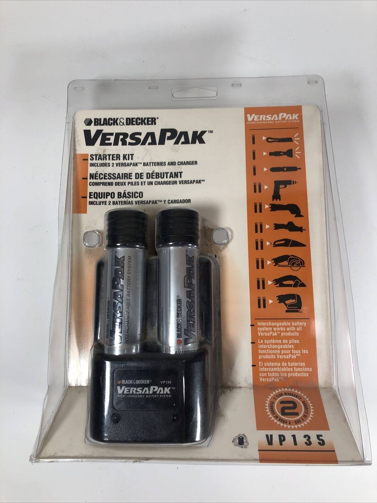 3.6-Volt Batteries Starter Kit Charger E90208