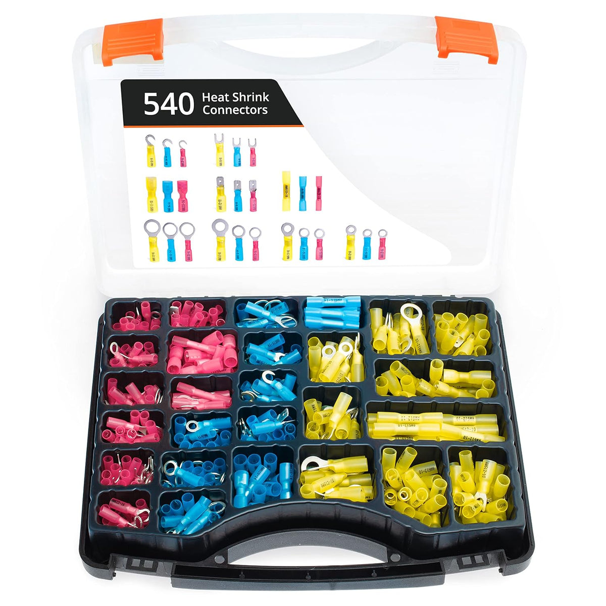 Heat Shrink Wire Connectors Kit 540 PCS I6575