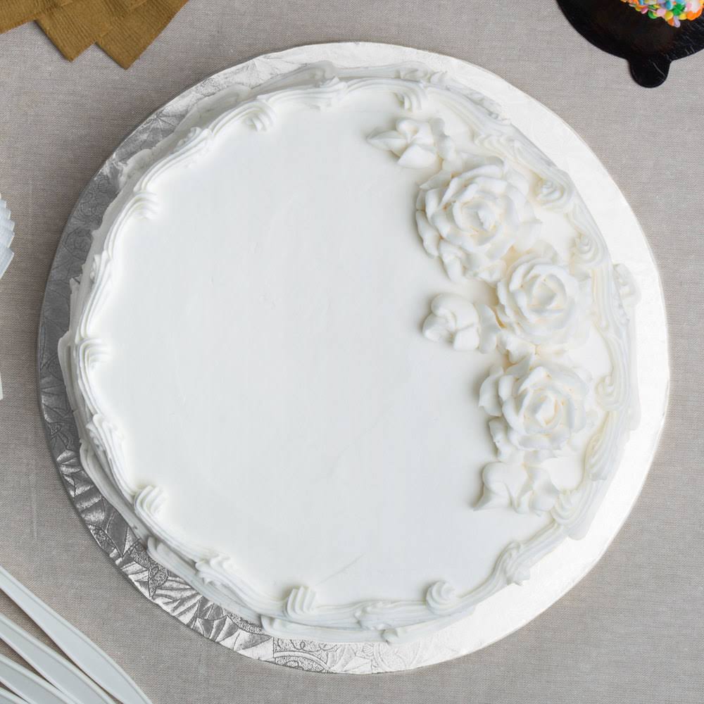 White Round Cake Drum 24/Case A21639