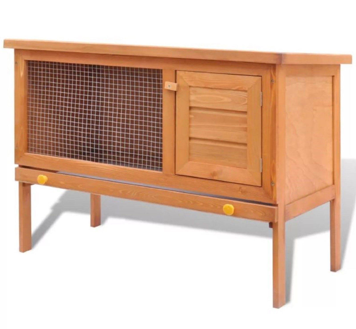 Wooden Rabbit Hutch Small Animal Cage Y7815