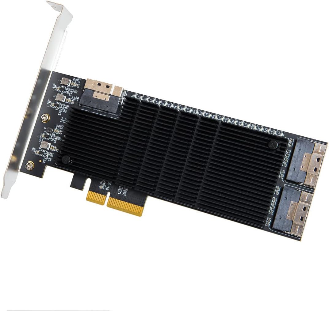 10 Port SATA III to PCIe 3.0 x1 Expansion Card A68501