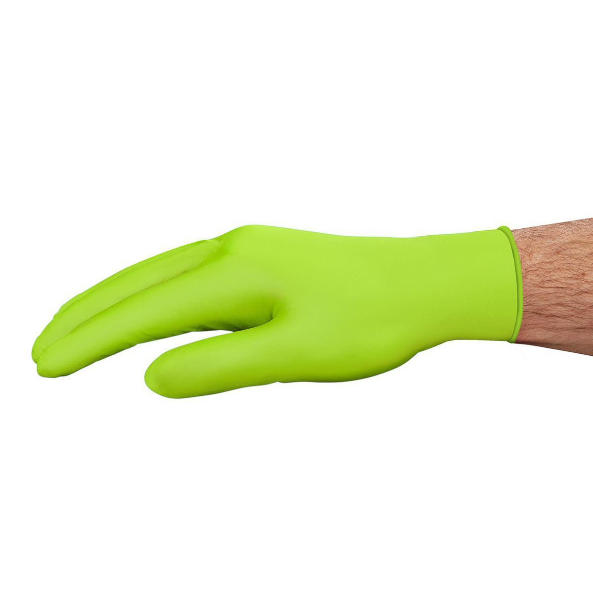 Nitrile Powder-Free Gloves, 100-Pack, Large, Green Z8282