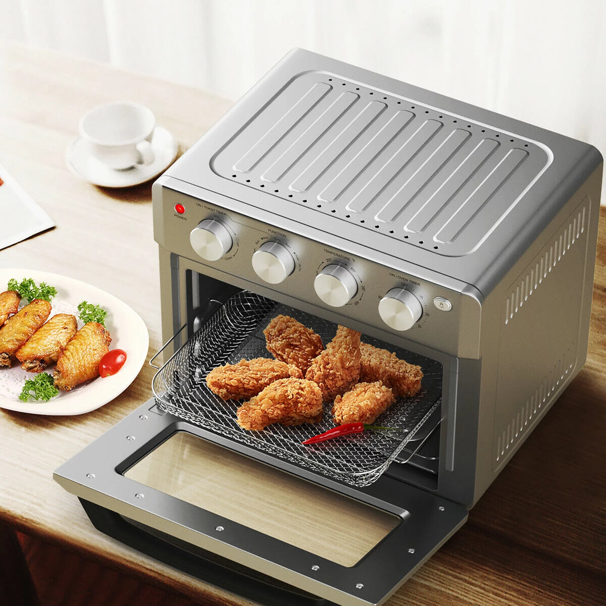 7-in-1 Air Fryer Toaster Oven 19 QT J1313