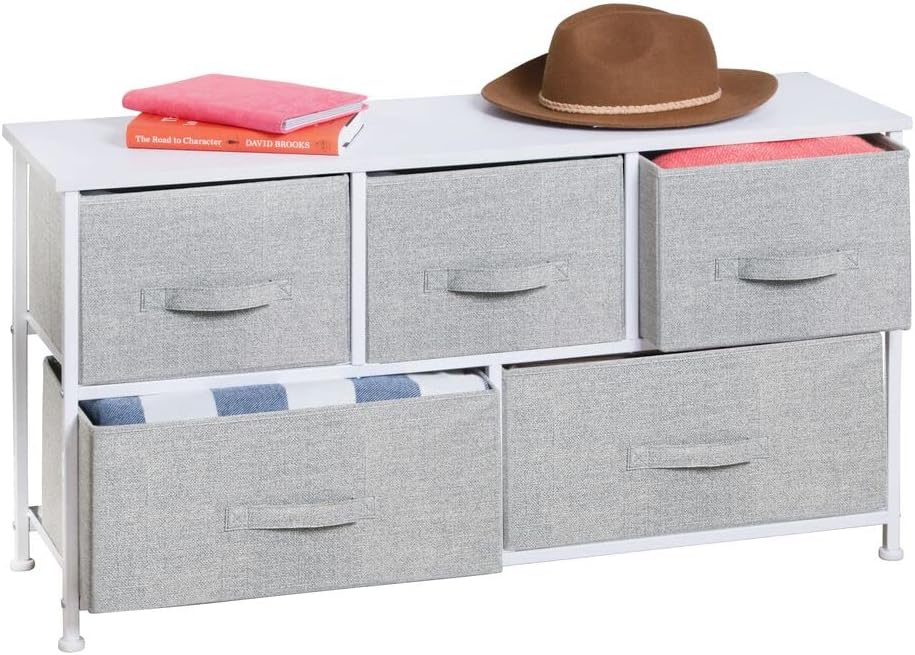 5 Drawer Fabric Storage Dresser V8007