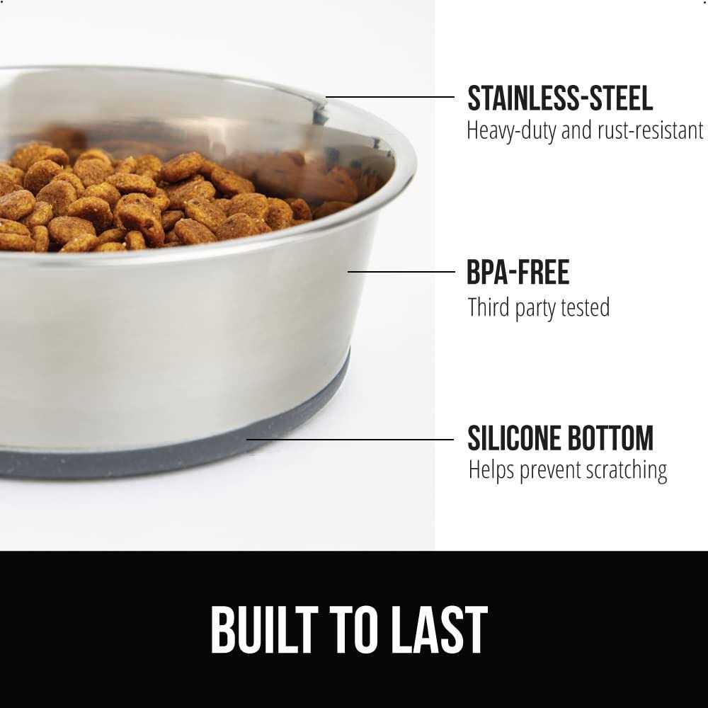 Stainless Steel Dog Bowl Set of 2 J33358