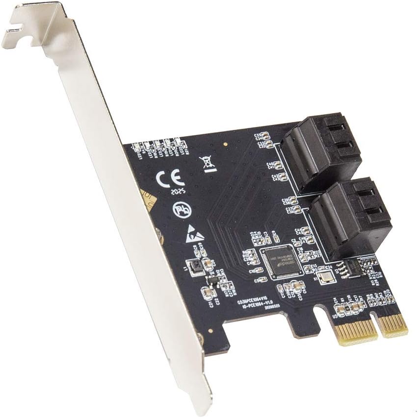 10 Port SATA III to PCIe 3.0 x1 Expansion Card A68501
