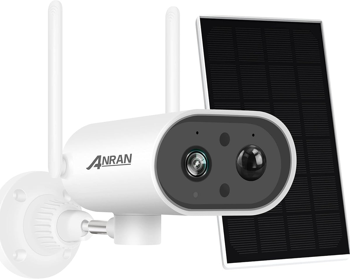 Wireless Outdoor Solar Security Camera 1080P White X509