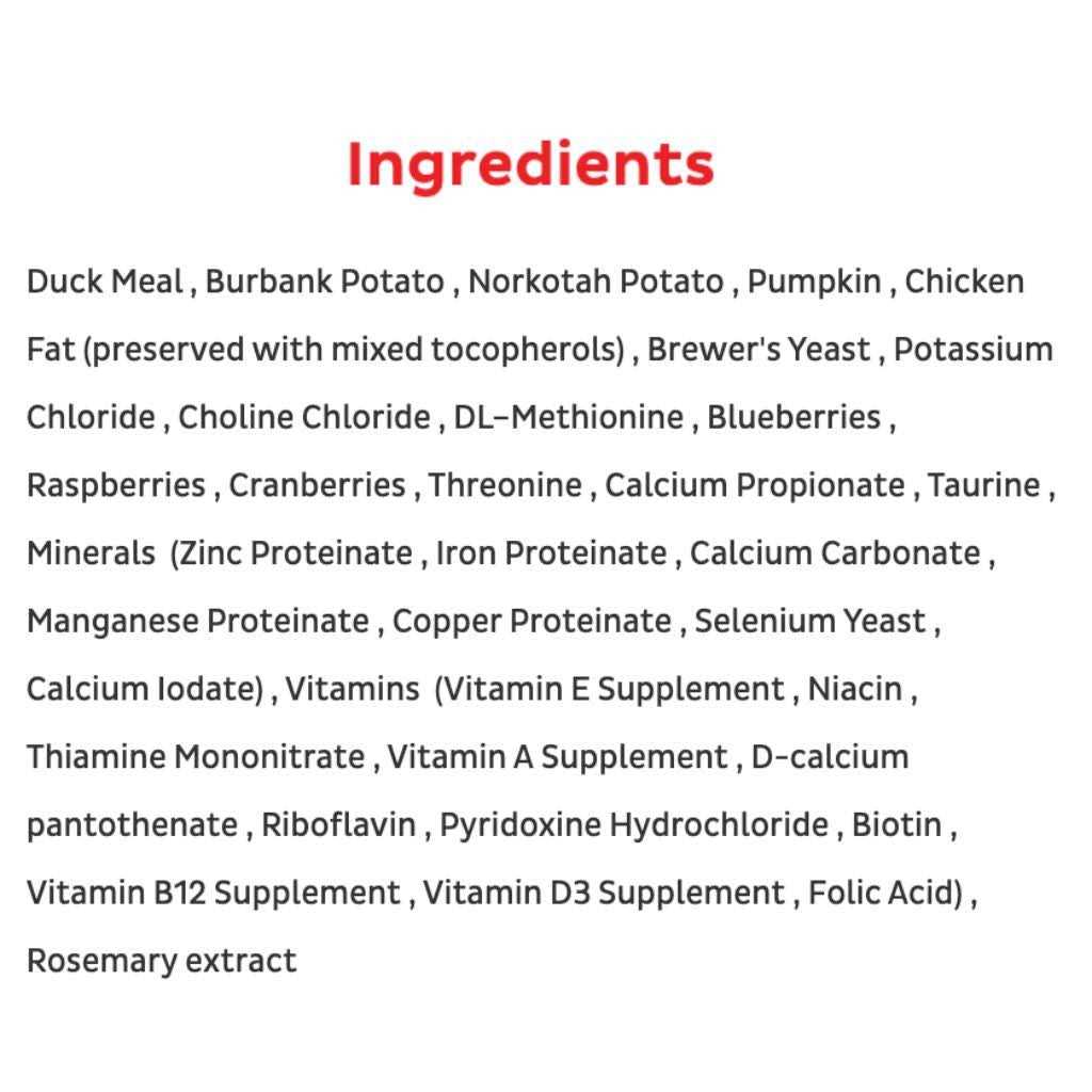 Limited Ingredient Cage-Free Duck Meal & Pumpkin Formula Dry Dog Food K153