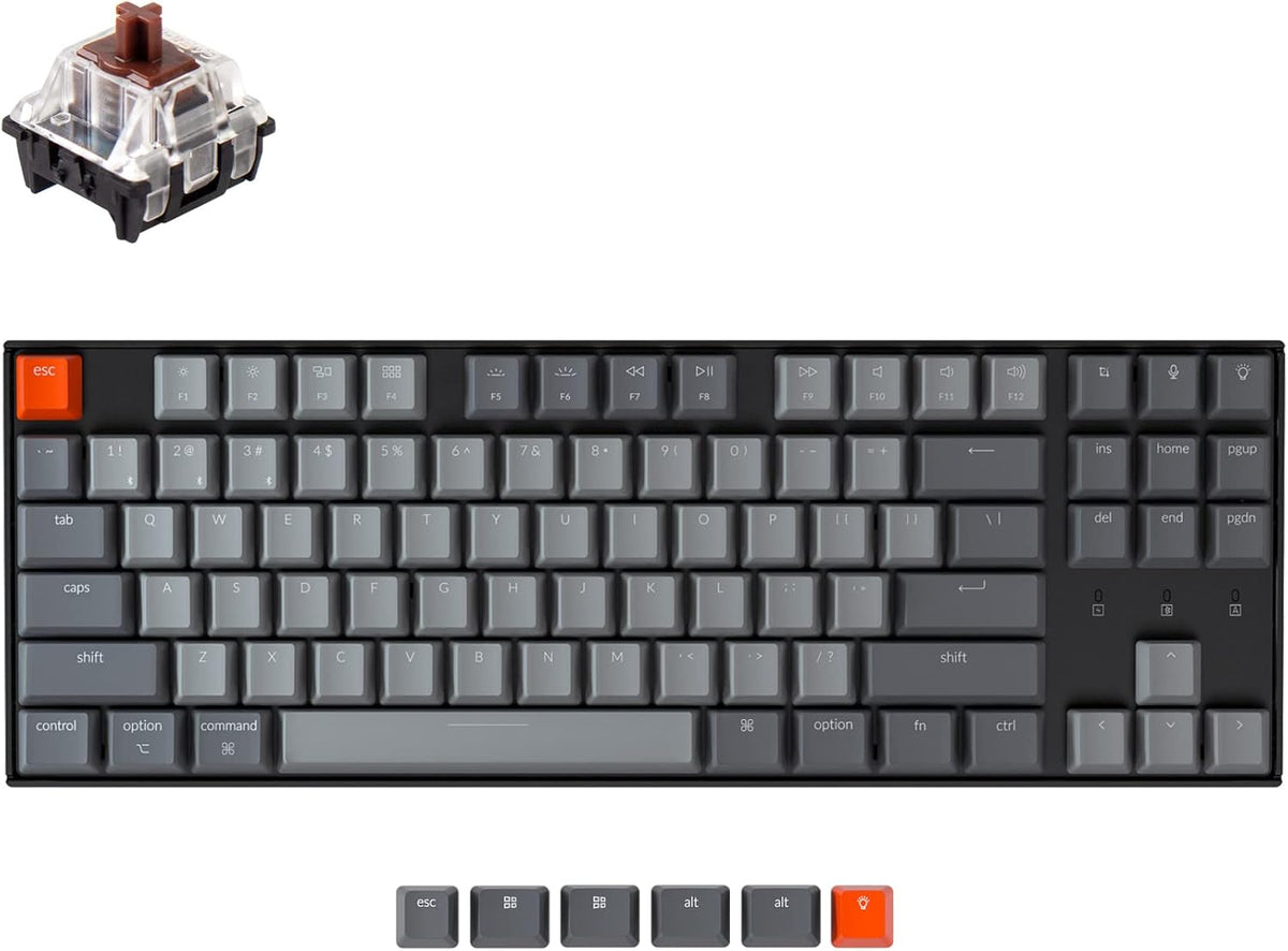 87 Keys Wireless Mechanical Keyboard D280675