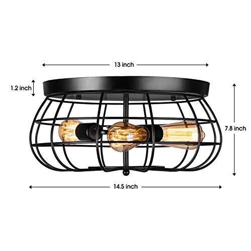Vintage Semi Flush Mount Ceiling Light S1742