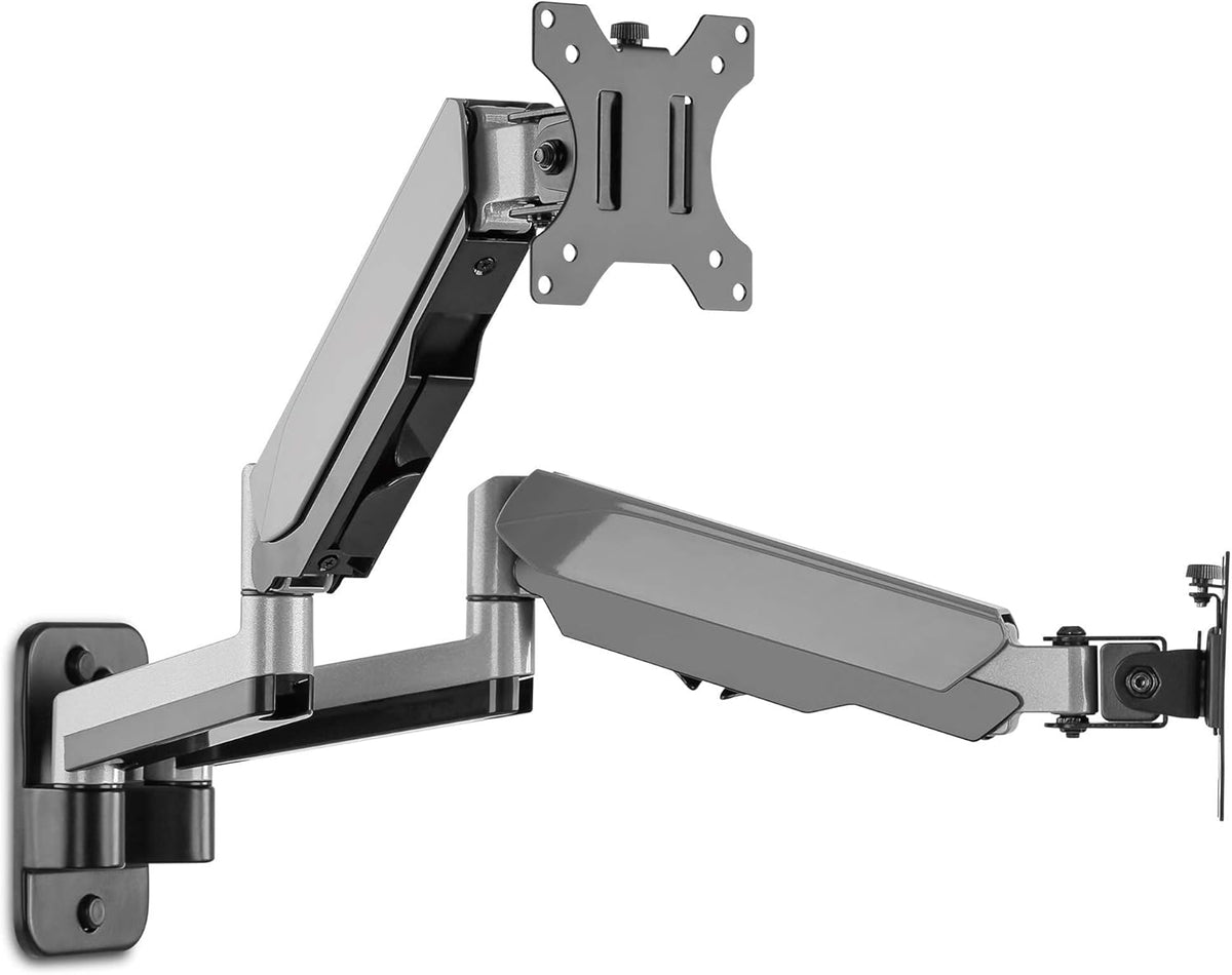 Dual 13-32 Monitor Wall Mount Full Motion Adjustable Monitor Arm G857