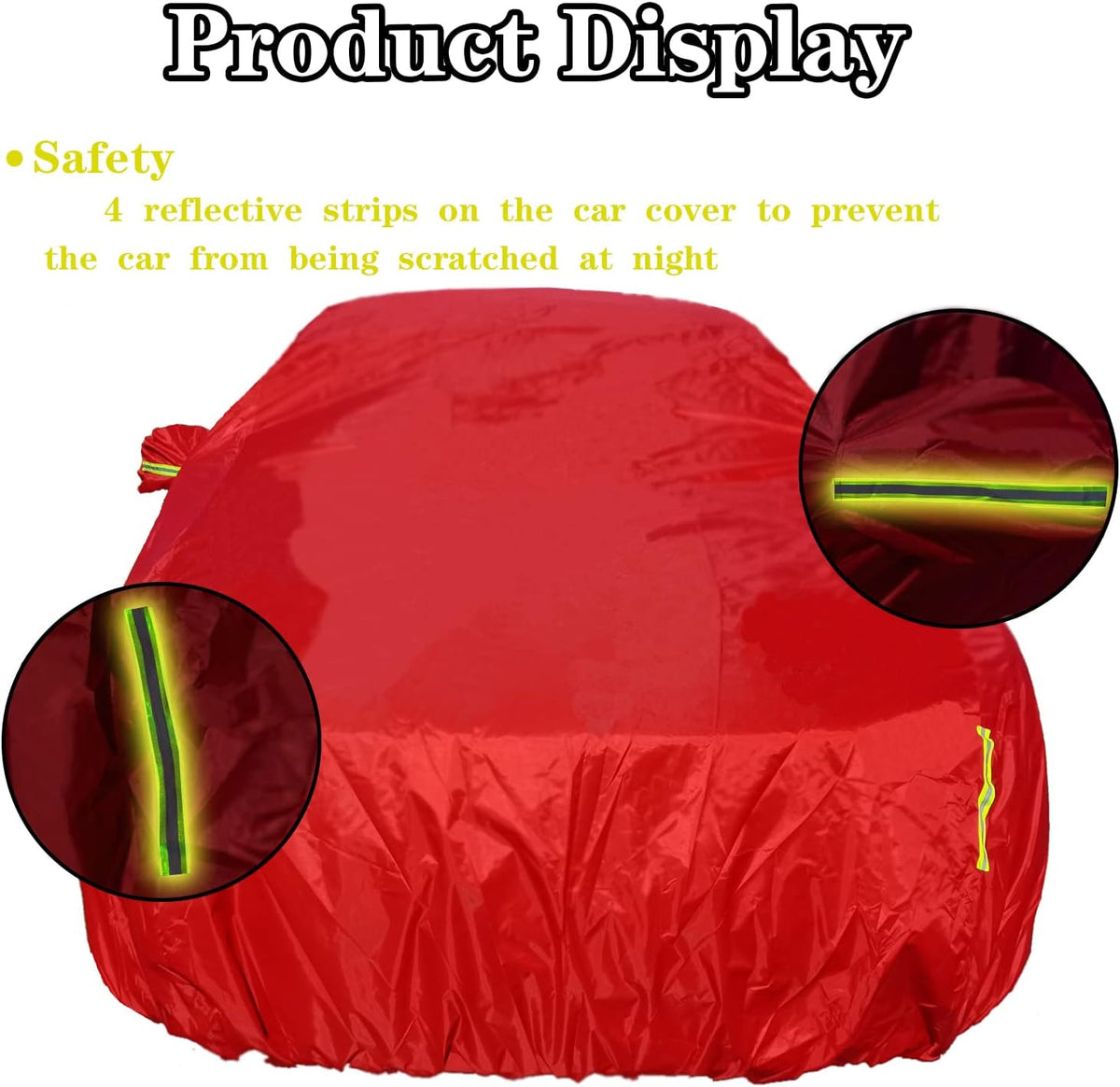 Red 216D Oxford Full Car Cover W695475