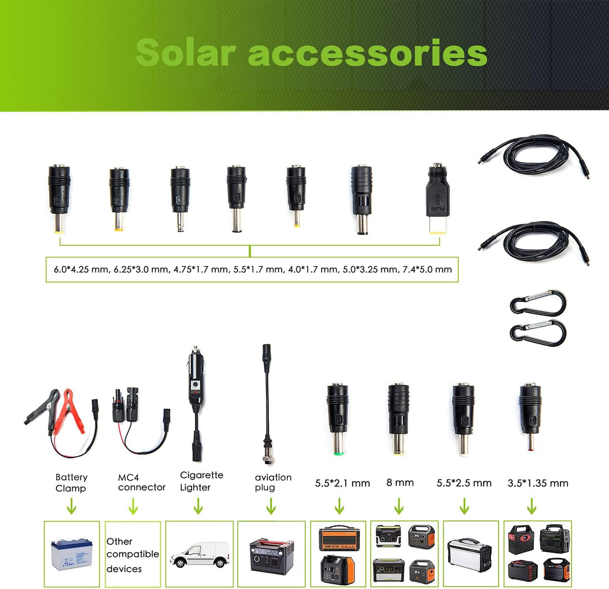 60W Foldable Portable Solar Panel Charger Kit with Dual USB Ports U7418