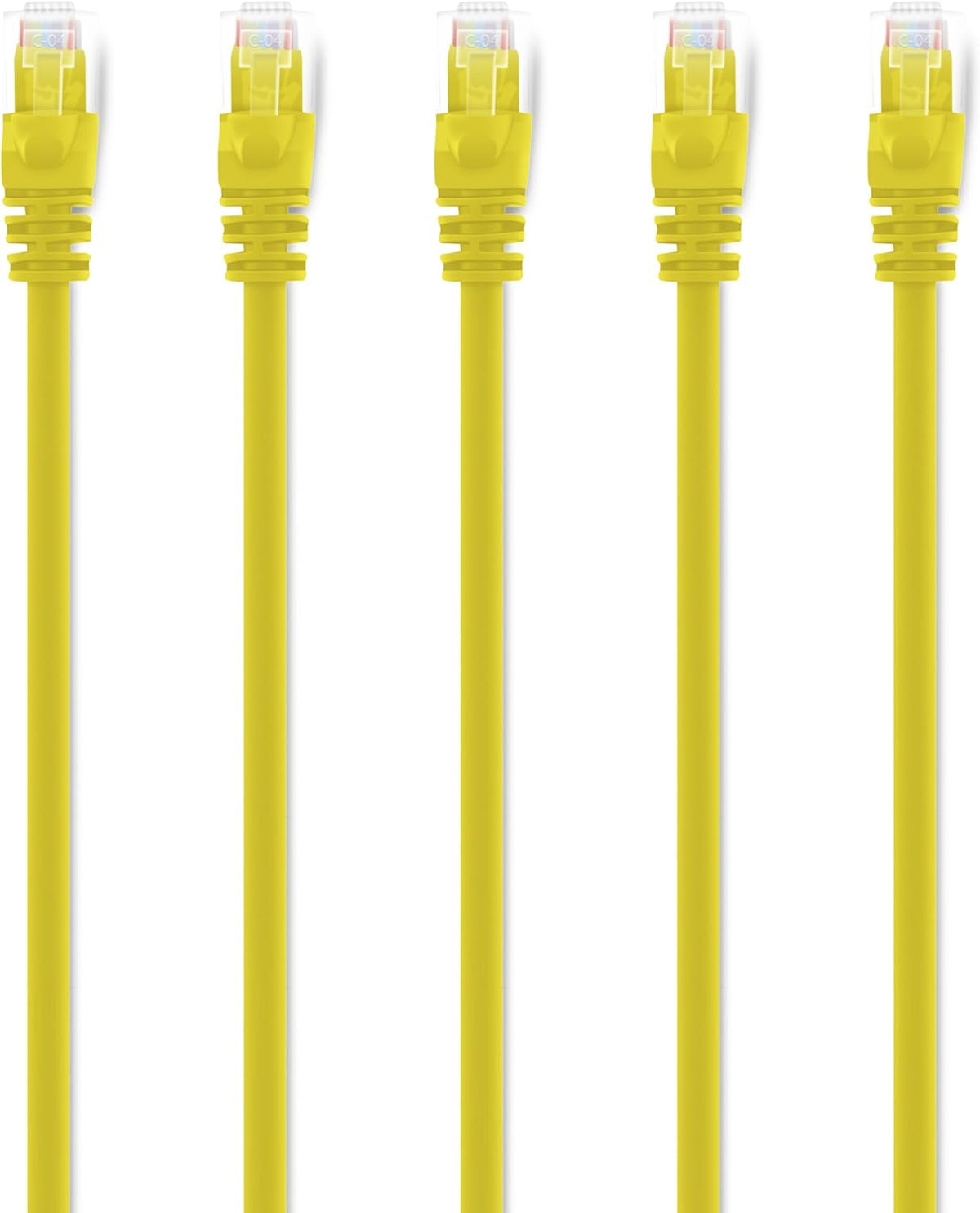 Cat 6 Ethernet Cable 1 ft 50-Pack Yellow Y3172
