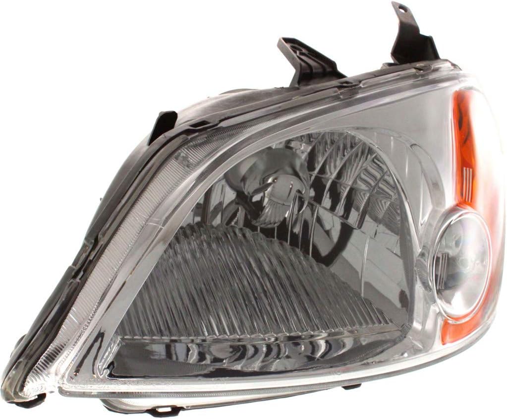 Headlight Assembly 2003 Driver Side with Bulbs R6468