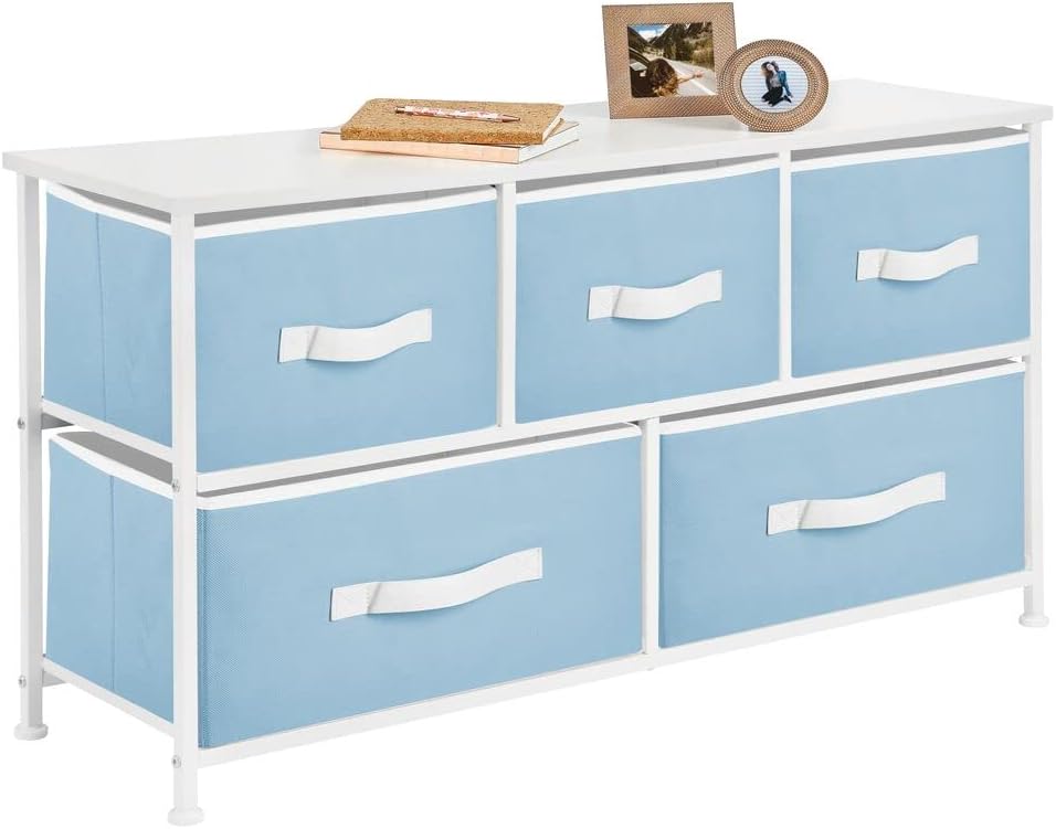 5 Drawer Fabric Storage Dresser V8007
