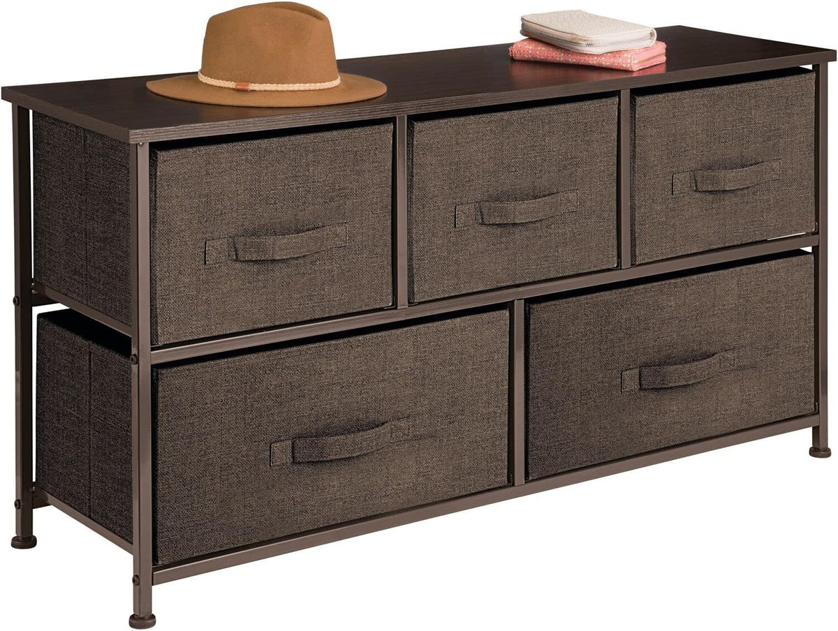 5 Drawer Fabric Storage Dresser V8007