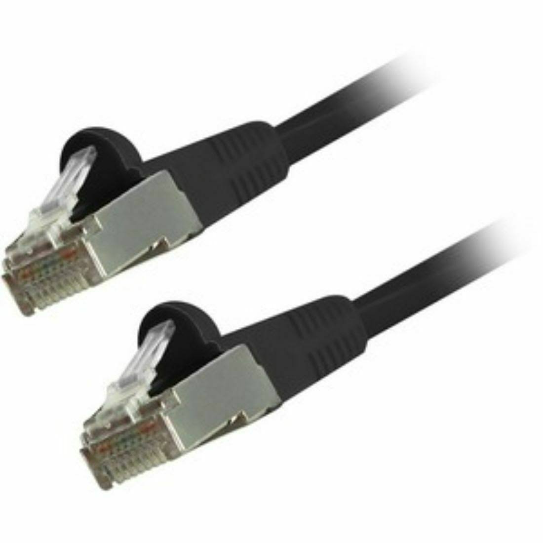 Black 100ft Cat6 Shielded Ethernet Cable P904495