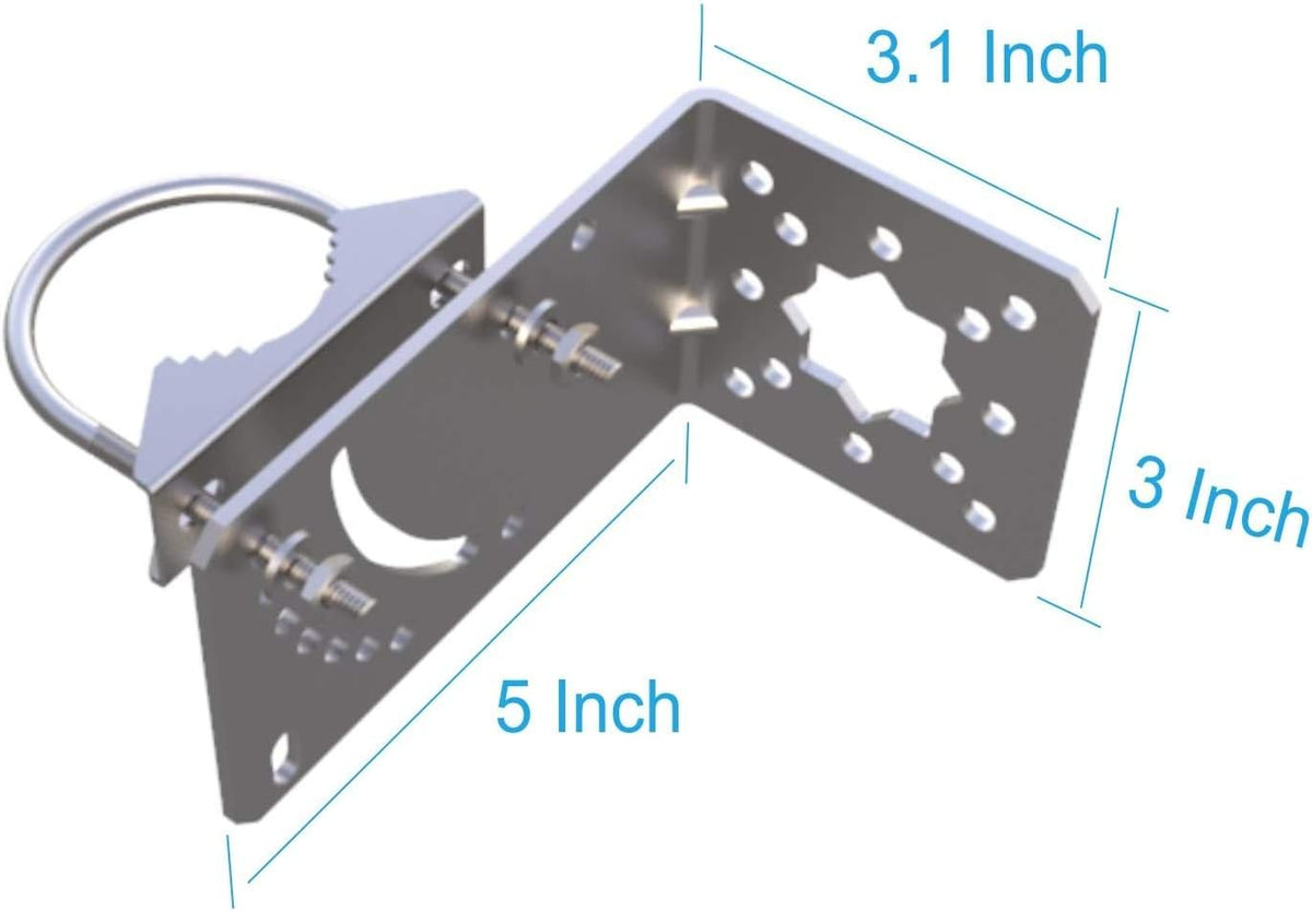 Antenna Pole Mount with U-Bracket Assembly Pack of 2 J789