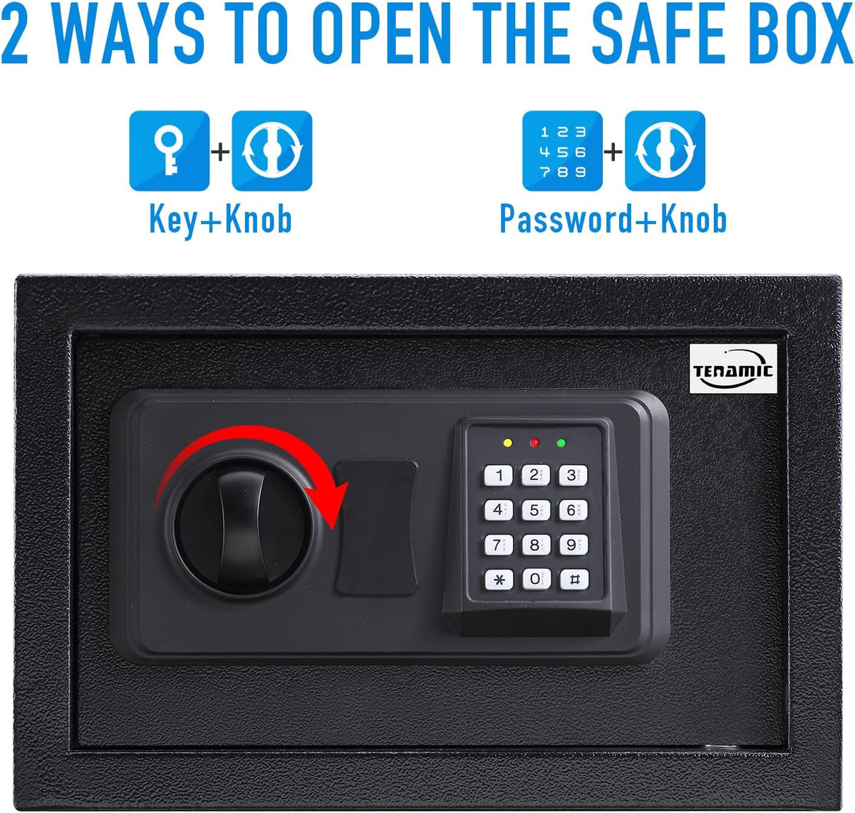 0.44 Cubic Feet Electronic Digital Security Box M601