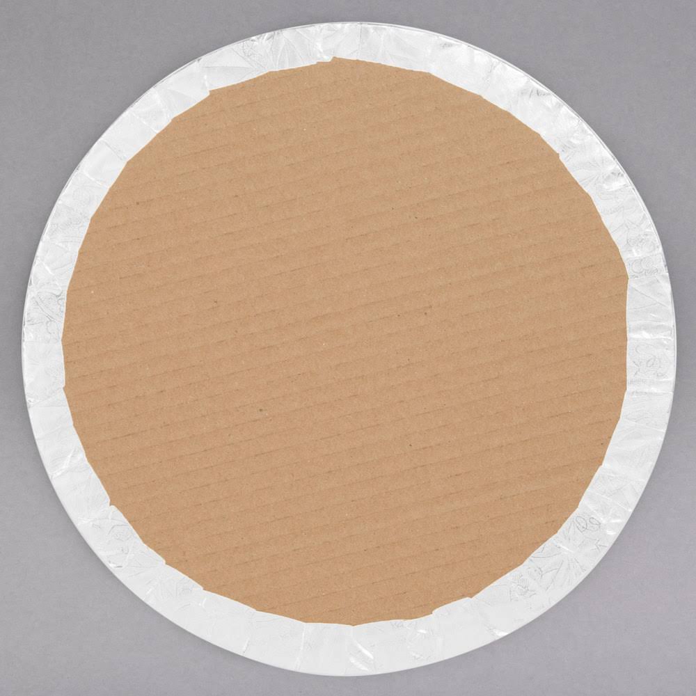White Round Cake Drum 24/Case A21639
