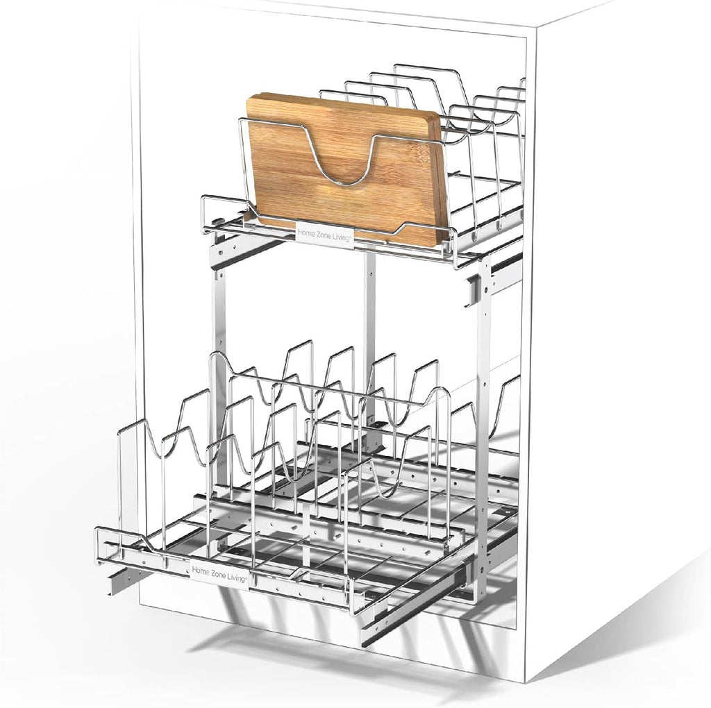 2-Tier Pull Out Cabinet Organizer H259