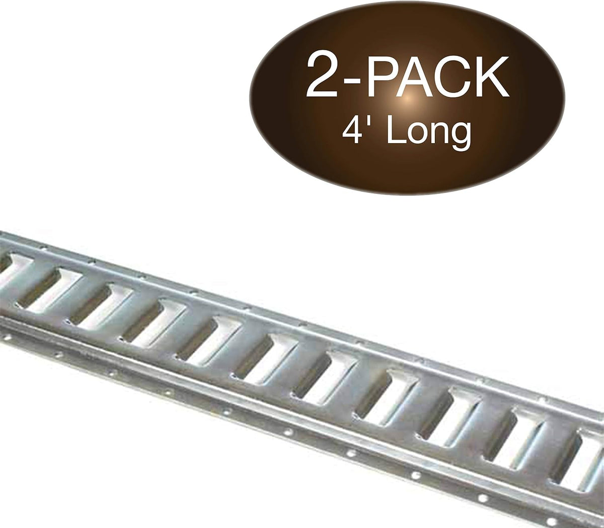 4-ft Galvanized Steel E Track Tie-Down Rail O9720