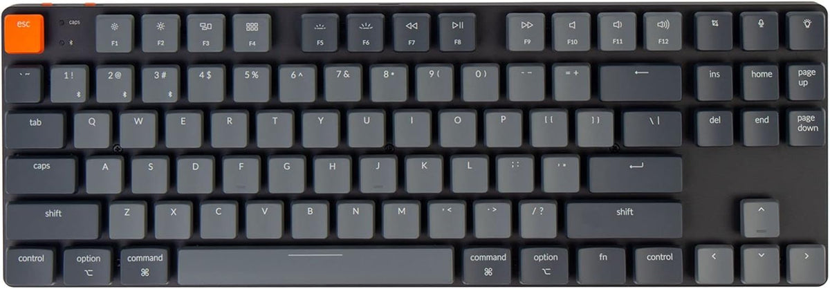87 Keys Ultra-Slim Wireless Mechanical Keyboard with White LED Backlit D686