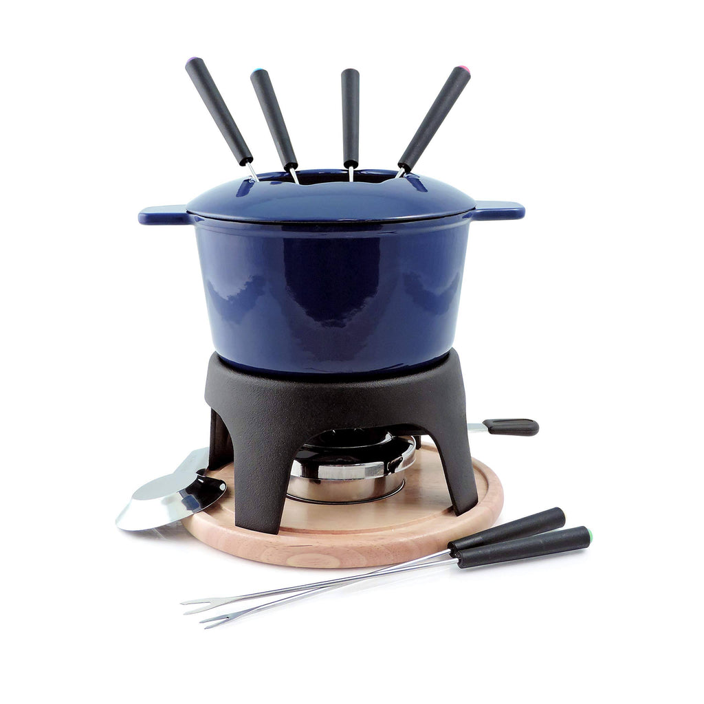 11 Piece Cast Iron Fondue Set F656803