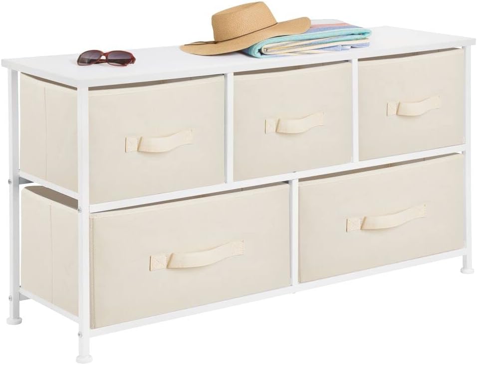 5 Drawer Fabric Storage Dresser V8007