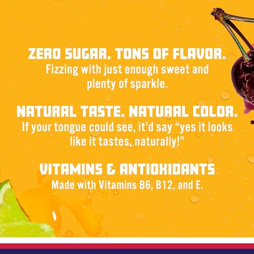 Black Raspberry Sparkling Water 17 fl oz Bottles (Pack of 12) B28092