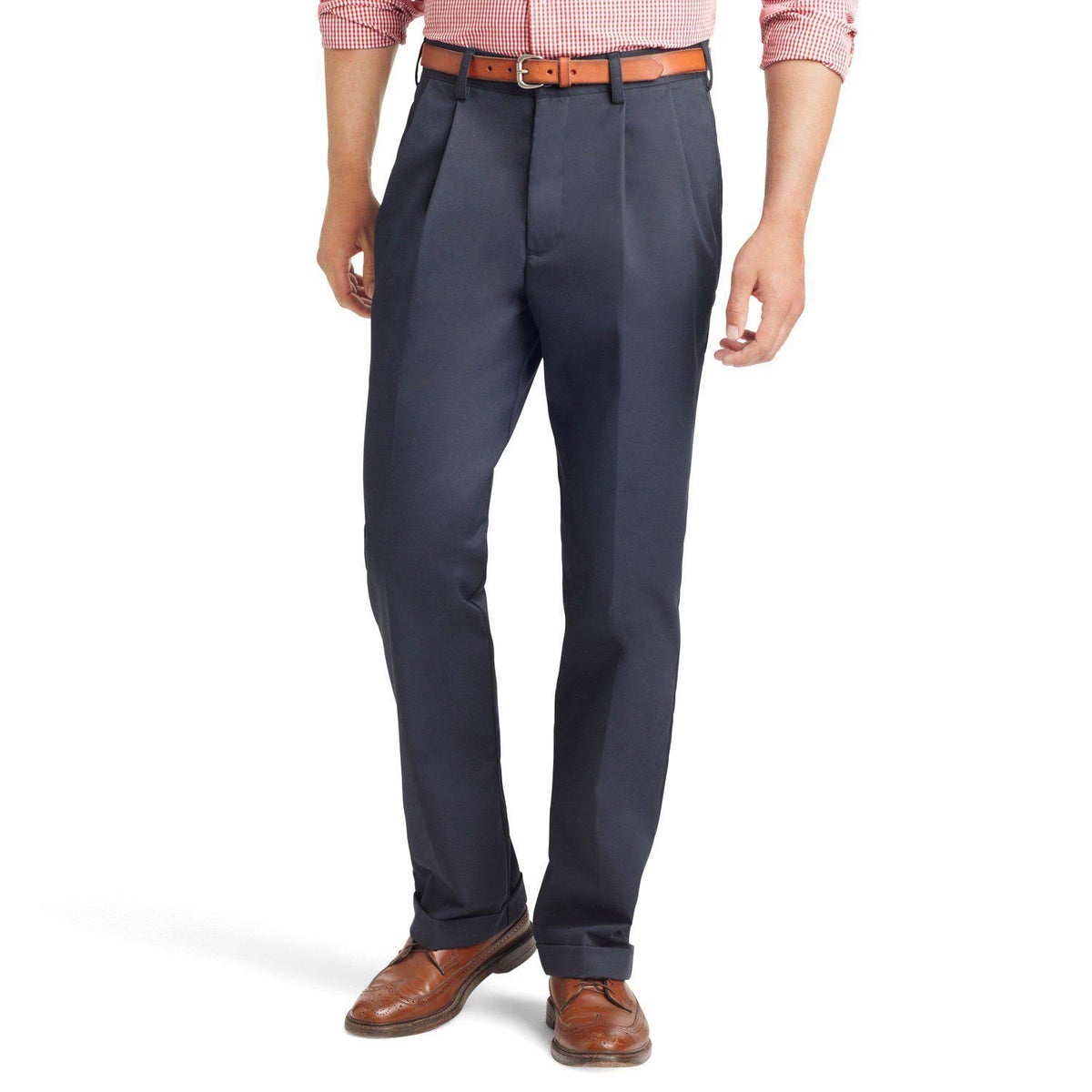 Pleated Wrinkle-Free Chino Pant S71537