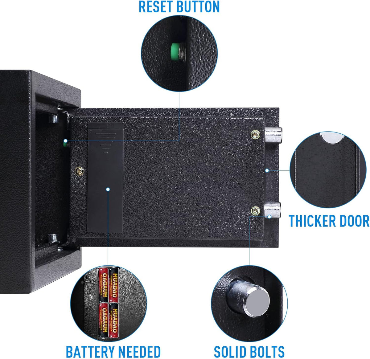 0.44 Cubic Feet Electronic Digital Security Box M601
