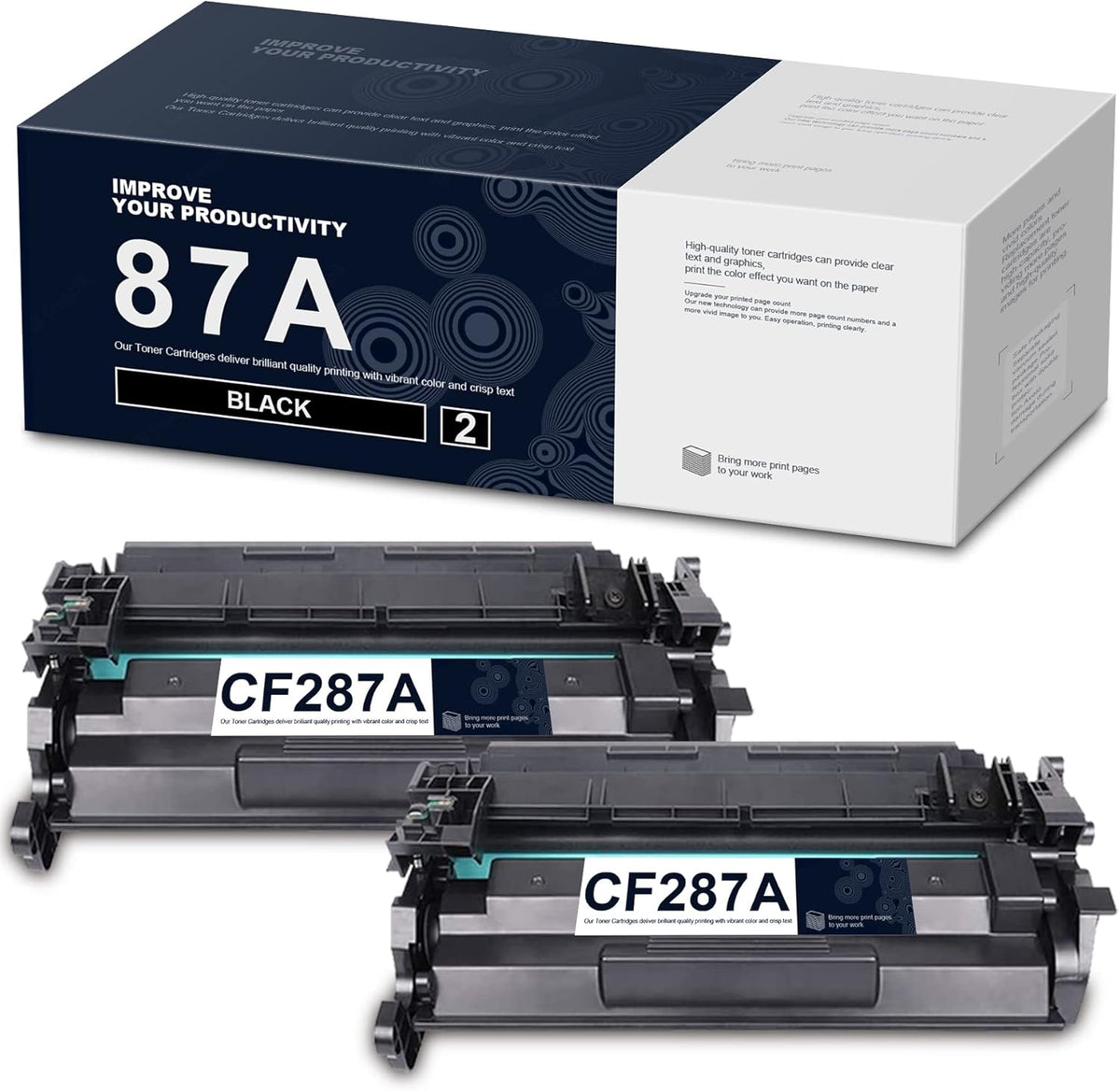 Black 2-Pack Toner Cartridges B4979