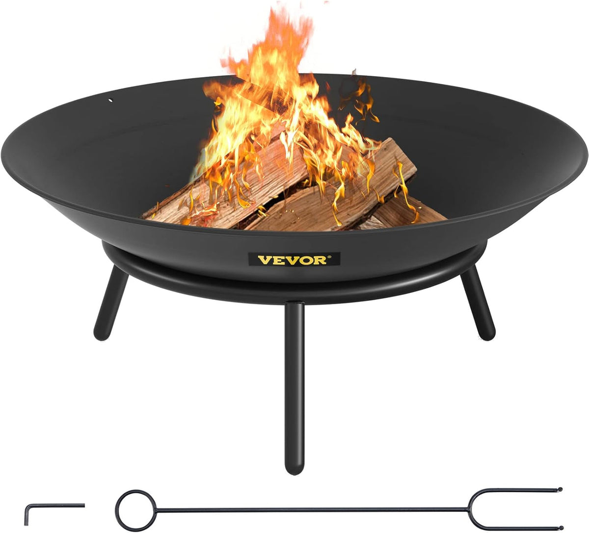 22-Inch Round Carbon Steel Fire Pit Bowl X27982