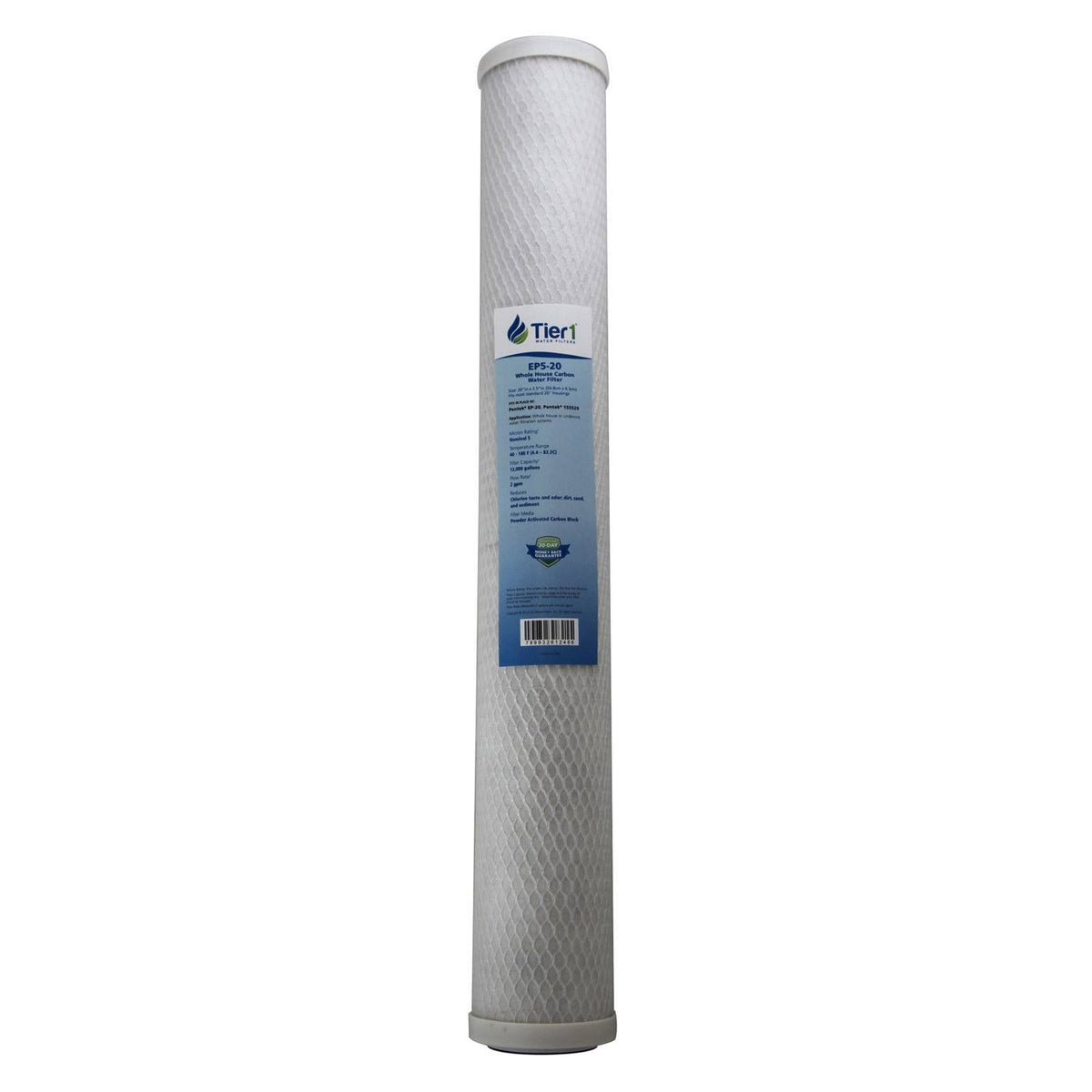 20 x 2.5 5 Micron Activated Carbon Block Water Filter 6 Pack N418