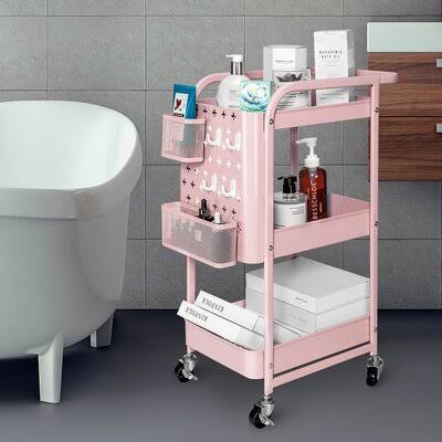 Pink Kitchen Cart D7174