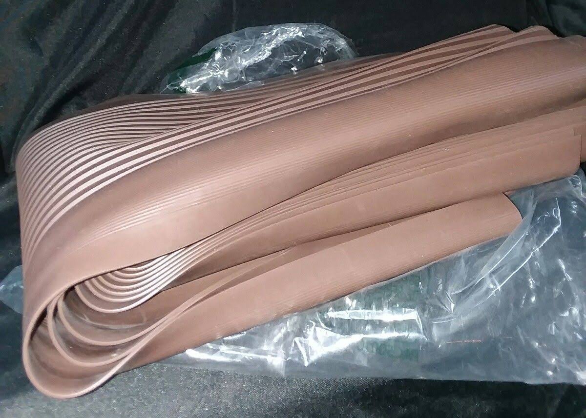 Brown Vinyl Stair Treads 24 x 9 T400905