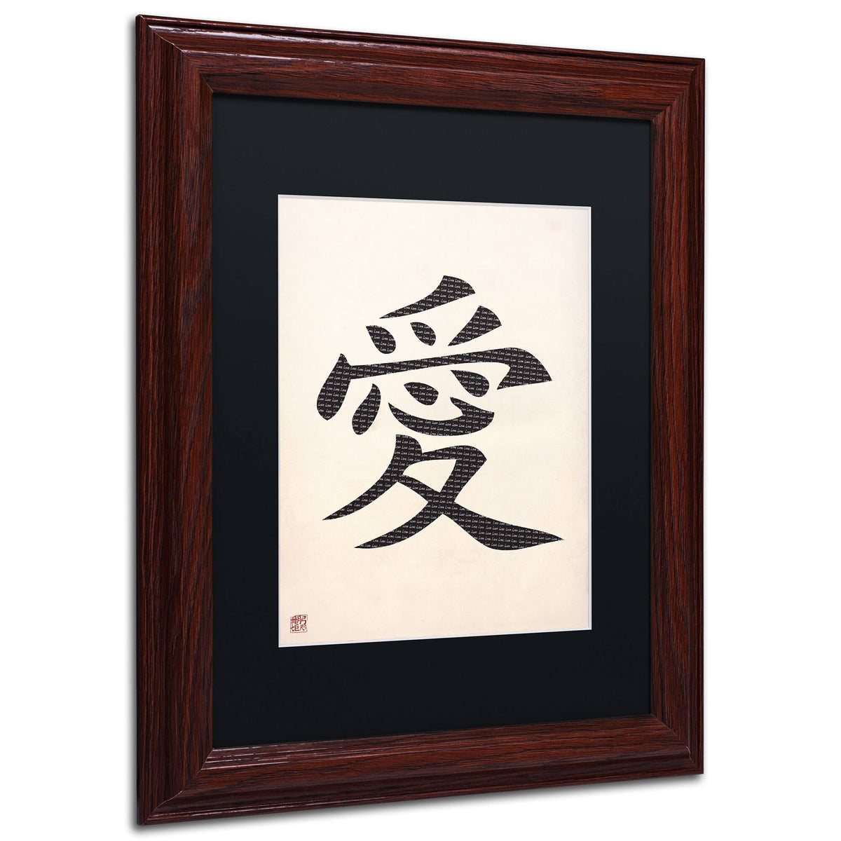 Vertical White Framed Textual Art G78631