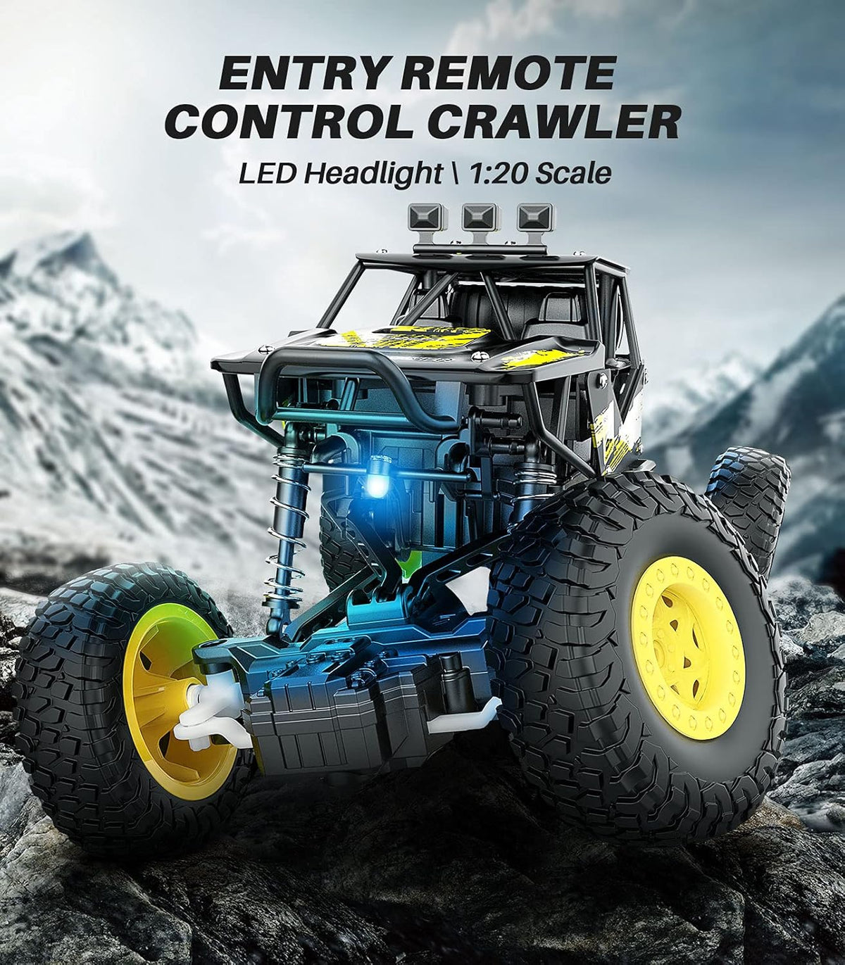 Remote Control Car 1:20 Scale 4WD Monster Truck RC Car H46518