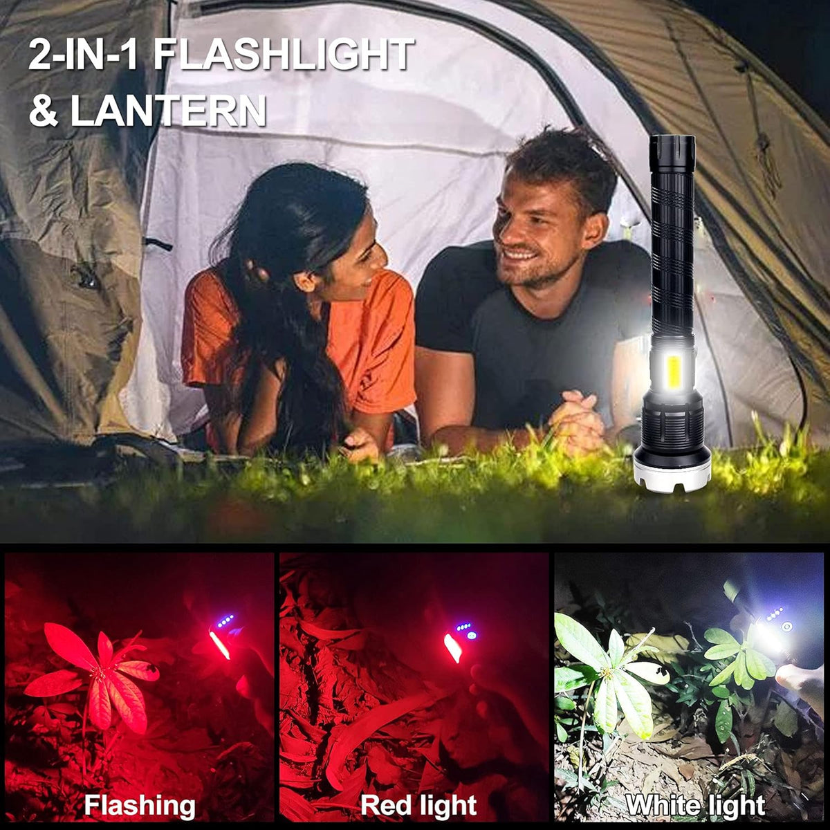 Rechargeable Zoomable Flashlight T88705