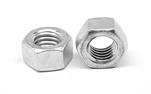 Coarse Thread Hex Nut Low Carbon Steel Hot Dip Galvanized Pk 10 Y525
