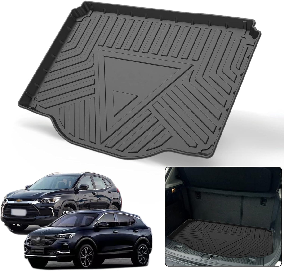 Black TPO Cargo Liner Trunk Floor Mat Protector O206890
