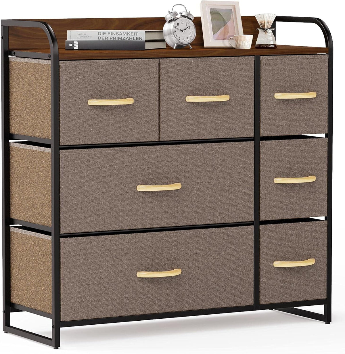 Brown 7 Drawer Dresser K252