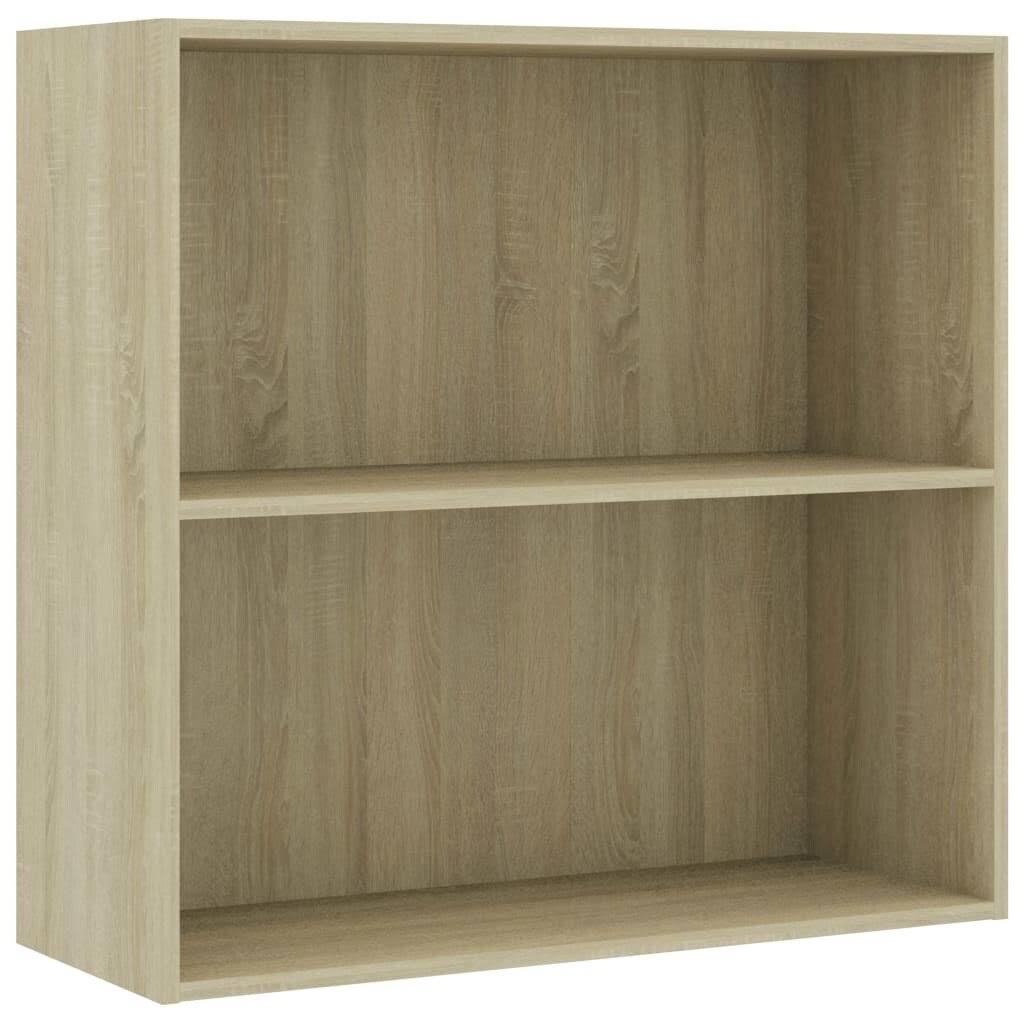 2-Tier Book Cabinet Sonoma Oak Chipboard J82247