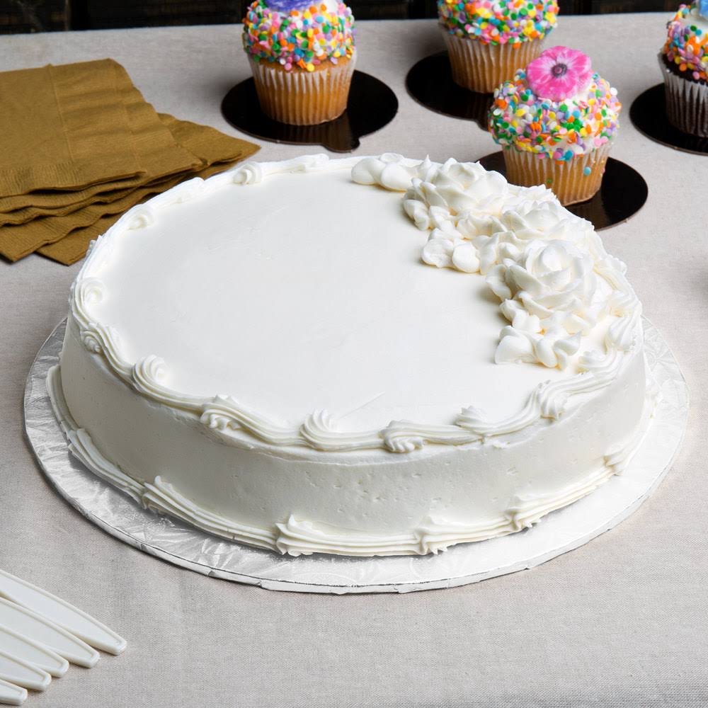 White Round Cake Drum 24/Case A21639