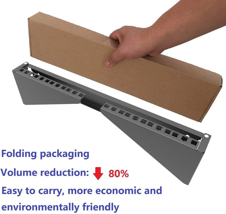 4U Cold Rolled Steel Wall Mountable Vertical Rack Pack of 2 W2960