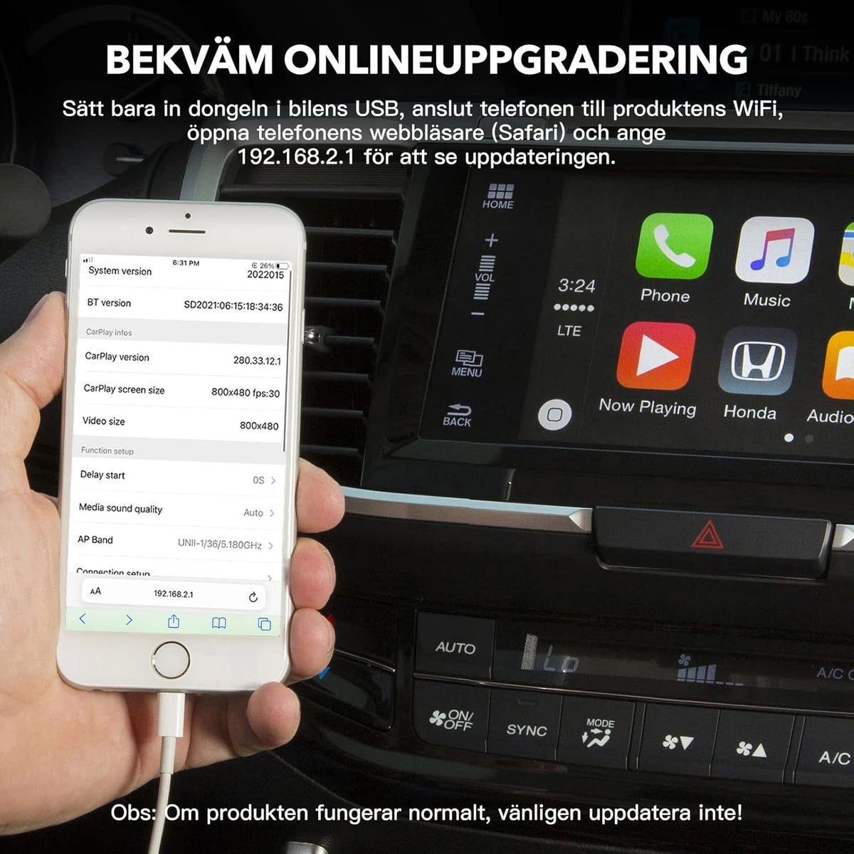 Wireless CarPlay Dongle T525889